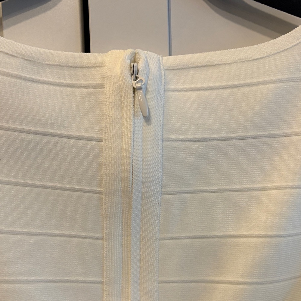 Dress the Population Cream Midi Dress - Picture 3 of 8